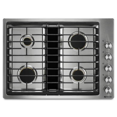 Jennair® 30” JX3™ Gas Downdraft Cooktop JGD3430GS