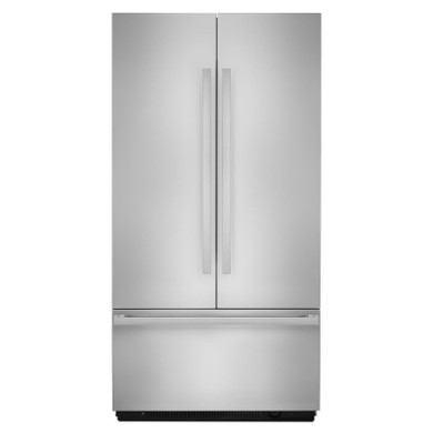 Jennair® Noir™ 42" (106.7 cm) Fully Integrated Built-In French Door Refrigerator Panel-Kit JBFFS42NHM