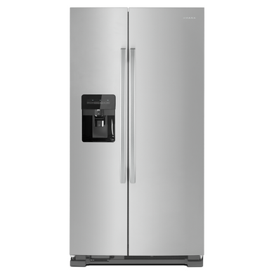 Amana® 33-inch Side-by-Side Refrigerator with Dual Pad External Ice and Water Dispenser ASI2175GRS