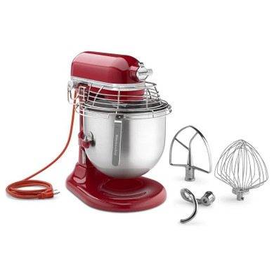 Kitchenaid® NSF Certified® Commercial Series 8-Qt Bowl Lift Stand Mixer with Stainless Steel Bowl Guard KSMC895ER