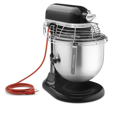 Kitchenaid® NSF Certified® Commercial Series 8-Qt Bowl Lift Stand Mixer with Stainless Steel Bowl Guard KSMC895OB