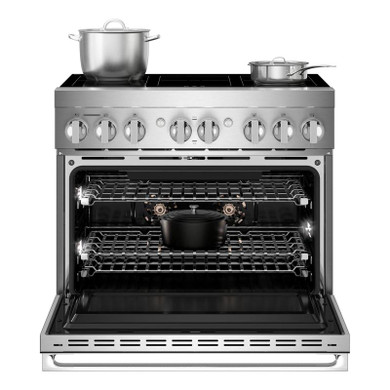 Jennair® NOIR™ 36" Induction Professional-Style Range JPIFC736RM