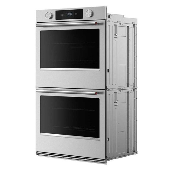 Kitchenaid® 30-inch Smart Electric Double Wall Oven with Assisted Cooking Modes - PrintShield™ Finish KOED730SPS