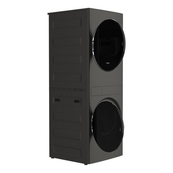 Whirlpool® 24-in Compact ENERGY STAR® Certified Ventless Heat Pump Laundry Tower with 3.2-cu. ft. I.E.C. Washer and Electric 4.3-cu ft Dryer YWFH5424SJ