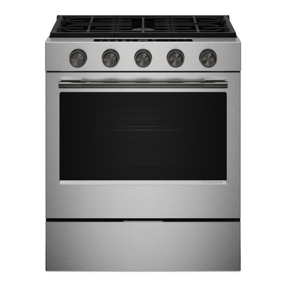 Black Ore Handle and Knob Hardware Accessory Kit for KitchenAid® Slide-In Convection Gas Range W11773965