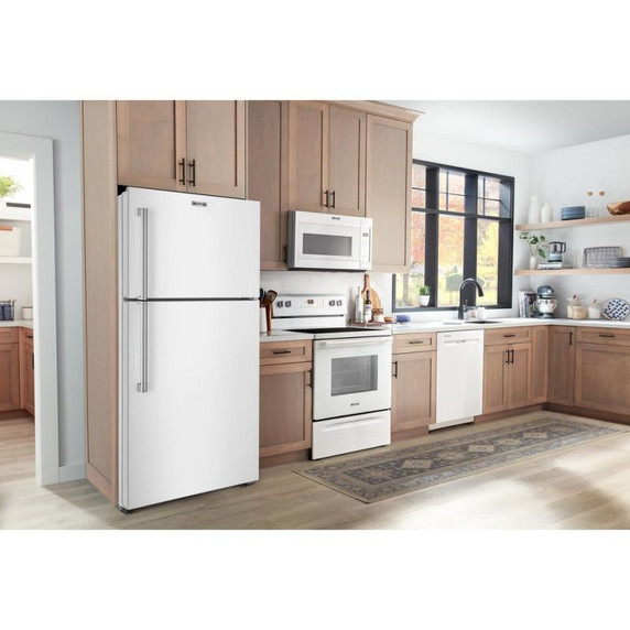 Maytag® 30-Inch Wide Top-Freezer Refrigerator with Garage Mode - 19 Cu. Ft. MRTX5119SW