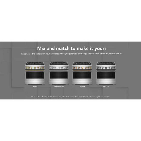 KitchenAid® 36-Inch 6 Burner Commercial-Style Gas Range with No Preheat Air Fry Mode KFGS936SSS