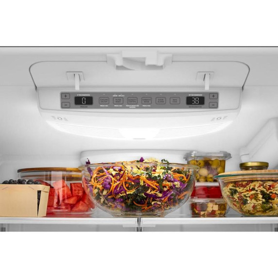 Kitchenaid® 20 Cu. Ft. 36-Inch Counter-Depth French Door Refrigerator with Internal Water Dispenser KRFC136SPS