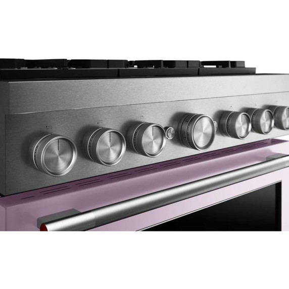 Kitchenaid® 36-Inch 6 Burner Commercial-Style Dual Fuel Range with No Preheat Air Fry Mode KFDS936SWF