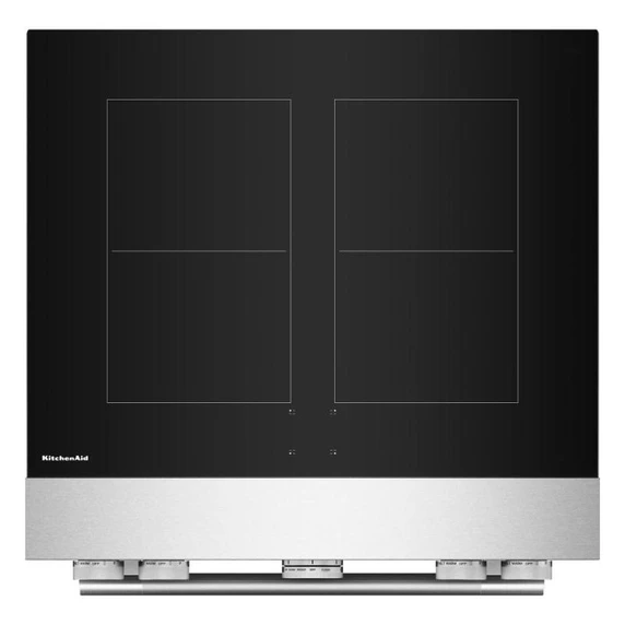 Kitchenaid® 30-Inch 4-Element Induction Freestanding Commercial-Style Range with Air Fry KFIS930SSS