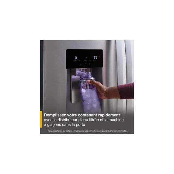 Whirlpool® 36-inch Wide True Counter Depth 4-Door French Door Refrigerator - 22 cu. ft. WRMC5036RZ
