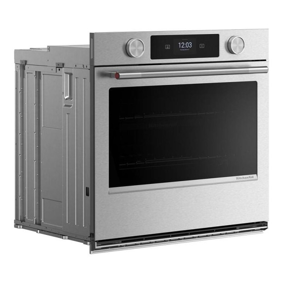 Kitchenaid® 30-inch Smart Electric Single Wall Oven with Intelligent Cooking Camera - PrintShield™ Finish KOES930SPS