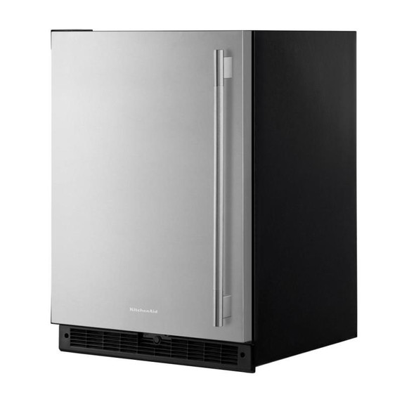 Kitchenaid® 24" Undercounter Refrigerator with Stainless Steel Door KURL124SSB