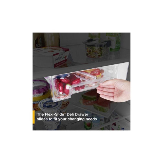 Whirlpool® 28-inch Wide Top Freezer Refrigerator with Total Coverage Cooling- 18.0 Cu. Ft. WRTX5118TZ