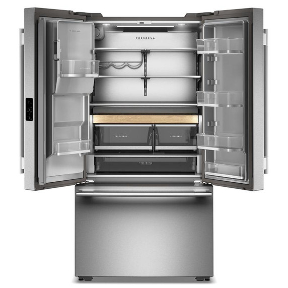 Kitchenaid® Counter-Depth French Door Refrigerator with Intelligent Auto Fill KRFC536SPS