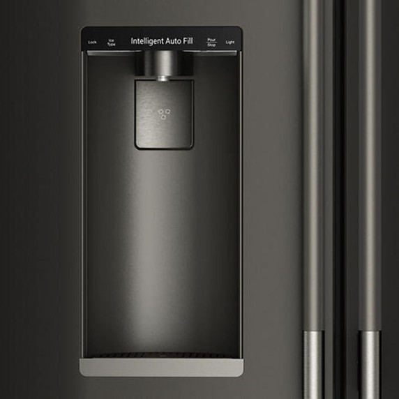 Kitchenaid® Counter-Depth French Door Refrigerator with Intelligent Auto Fill KRFC536SBE
