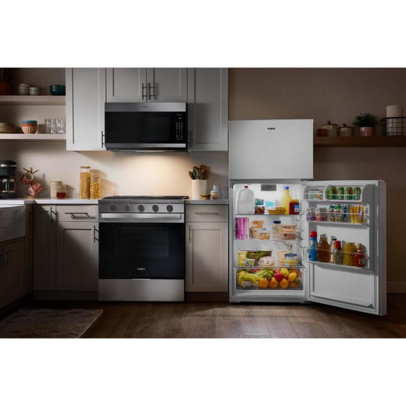 Whirlpool® 28-inch Wide Top Freezer Refrigerator with Total Coverage Cooling- 14 Cu. Ft. WRTX3314TW