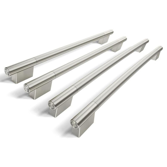 Stainless Steel Handle Hardware Accessory Kit for KitchenAid® 4Door French Door Refrigerator W11777169