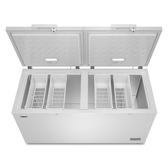 Whirlpool® 19 Cu. Ft. Convertible Chest Freezer with 4 Storage Baskets WZCC5519TW