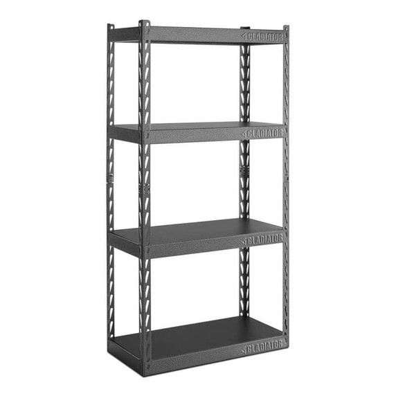 Gladiator® 30" (76.2 cm) Wide EZ Connect Rack with Four 15" (38.1 cm) Deep Shelves YGRC304RGG