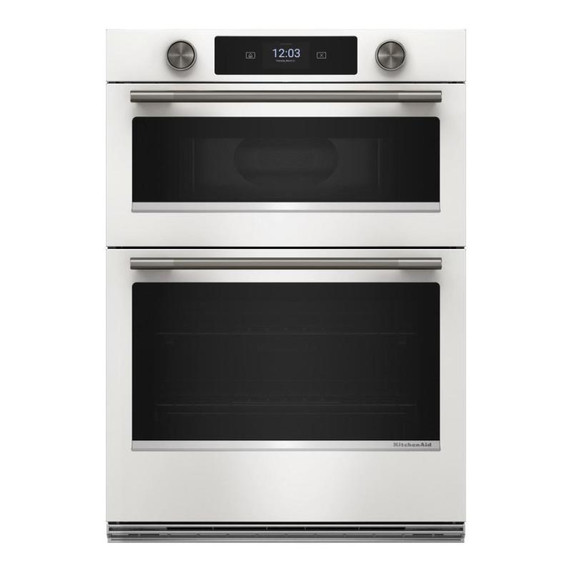 Kitchenaid® 30-inch Smart Electric Combo Wall Oven with Assisted Cooking Modes KOEC730SPL