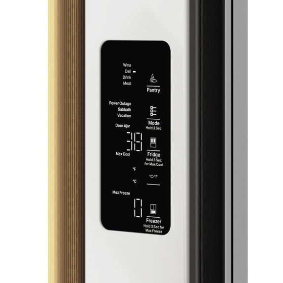 Kitchenaid® Counter-Depth French Door Refrigerator with Intelligent Auto Fill KRFC636SPL