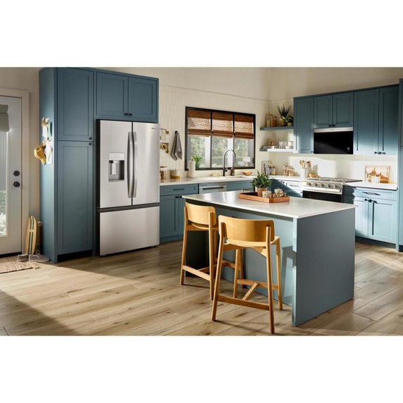 Whirlpool® 36-inch True Counter Depth 3-Door French Door Refrigerator with Nugget Ice - 23.4 cu. ft. WRFC7436TZ