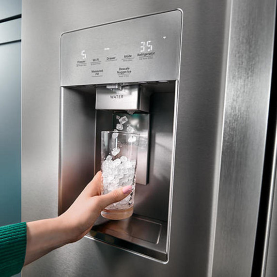 Whirlpool® 36-inch True Counter Depth 4-Door French Door Refrigerator with Nugget Ice - 22 cu. ft. WRMC7436TZ