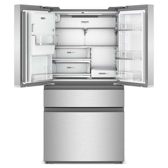 Whirlpool® 36-inch True Counter Depth 4-Door French Door Refrigerator with Nugget Ice - 22 cu. ft. WRMC7436TZ