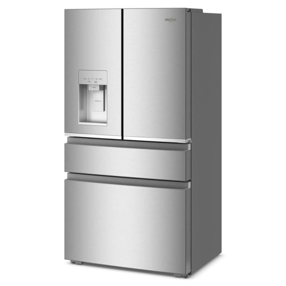 Whirlpool® 36-inch True Counter Depth 4-Door French Door Refrigerator with Nugget Ice - 22 cu. ft. WRMC7436TZ