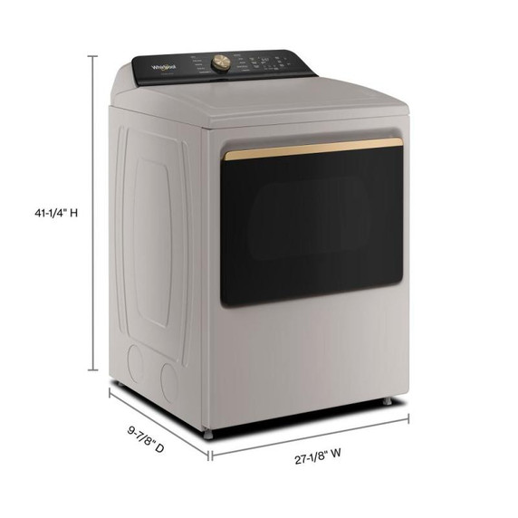 Whirlpool® 7.5 cu. ft. Smart Gas Top Load Dryer with Steam Iron and AI Dry WGD8509TL