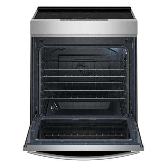 Whirlpool® 30-inch Induction Slide In Range with No Preheat Air Fry and True Convection Advanced Air Cooking Technology WSIS5030TZ