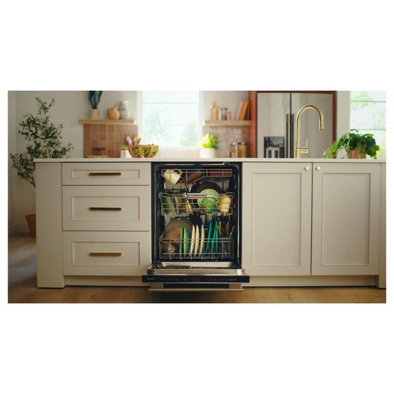 Kitchenaid® 360° Max Jets™ Third Rack Dishwasher with Stemware Shield and Stemware Clips, 44 dBA KDTS434SPS