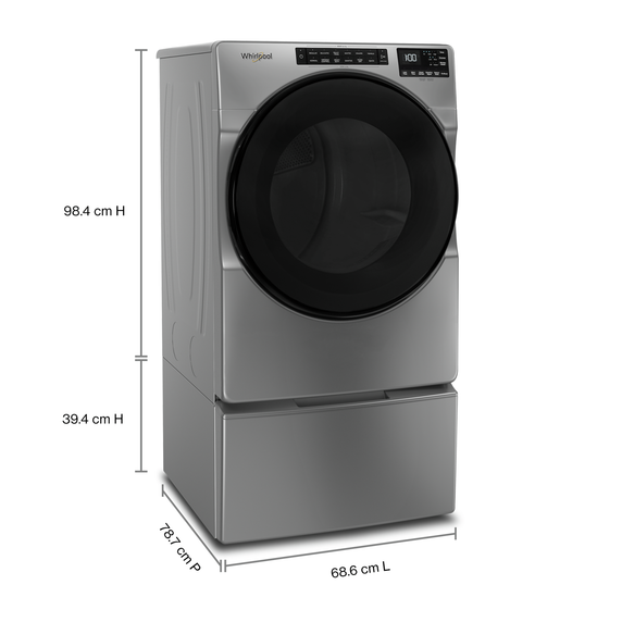 Whirlpool® 7.4 Cu. Ft. Electric Wrinkle Shield Dryer with Steam YWED6605MC