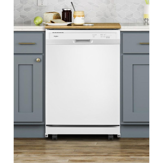 Whirlpool® Heavy-Duty Dishwasher with 1-Hour Wash Cycle WDP370PAHW