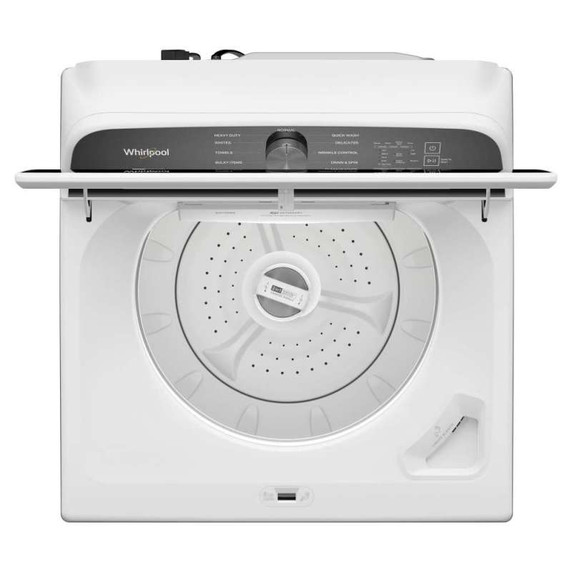 6.0-6.1 Cu. Ft. Whirlpool® Top Load Washer with Removable Agitator WTW6157PW