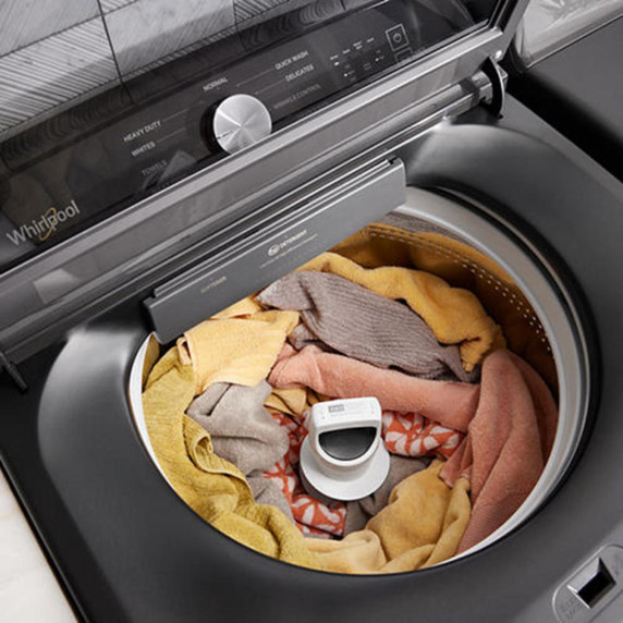6.0-6.1 Cu. Ft. Whirlpool® Top Load Washer with Removable Agitator WTW6157PW