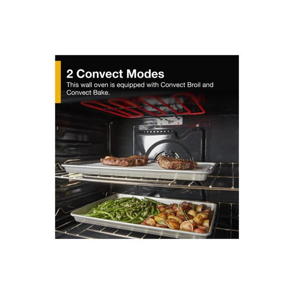 Whirlpool® 8.6 Total Cu. Ft. Double Wall Oven with Air Fry When Connected WOED5027LZ Whirlpool® 8.6 Total Cu. Ft. Double Wall Oven with Air Fry When Connected WOED5027LZ