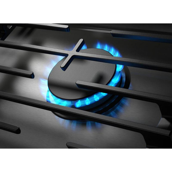 Whirlpool® 30-inch Gas Cooktop with EZ-2-Lift™ Hinged Cast-Iron Grates WCGK5030PS