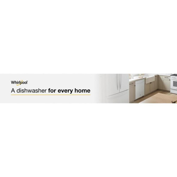 Whirlpool® 24” Stainless Steel Dishwasher with AI Intelligent Wash - 47 dBA WDT750SAKW