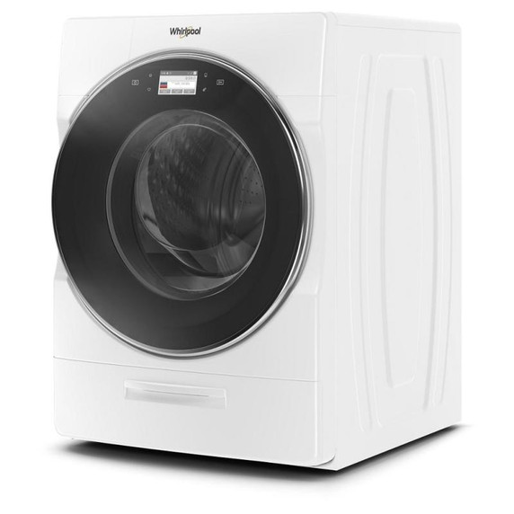 Whirlpool® 5.8 cu. ft. I.E.C. Smart Front Load Washer with Load & Go™ XL Plus Dispenser WFW9620HW