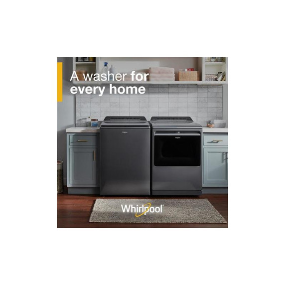 Whirlpool® 6.0 - 6.1 cu. ft. I.E.C. Top Load Washer with 2 in 1 Removable Agitator WTW8127LC