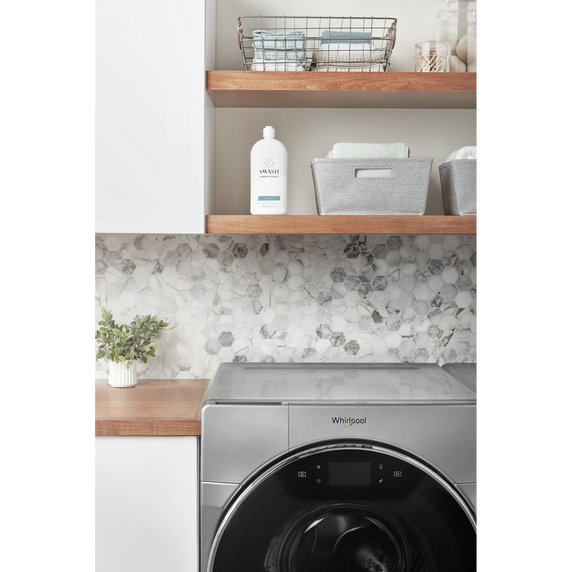 Whirlpool® 5.8 cu. ft. Smart Front Load Washer with Load & Go™ XL Plus Dispenser WFW9620HC