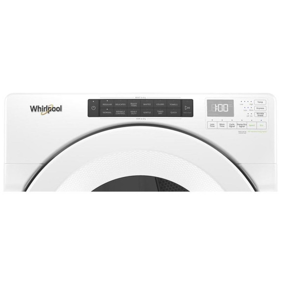 Whirlpool® 7.4 cu.ft Front Load Heat Pump Dryer with Intiutitive Touch Controls, Advanced Moisture Sensing YWHD560CHW
