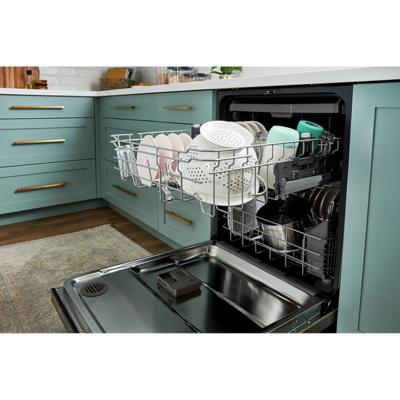 Whirlpool® Quiet Dishwasher with 3rd Rack and Pocket Handle WDP730HAMZ