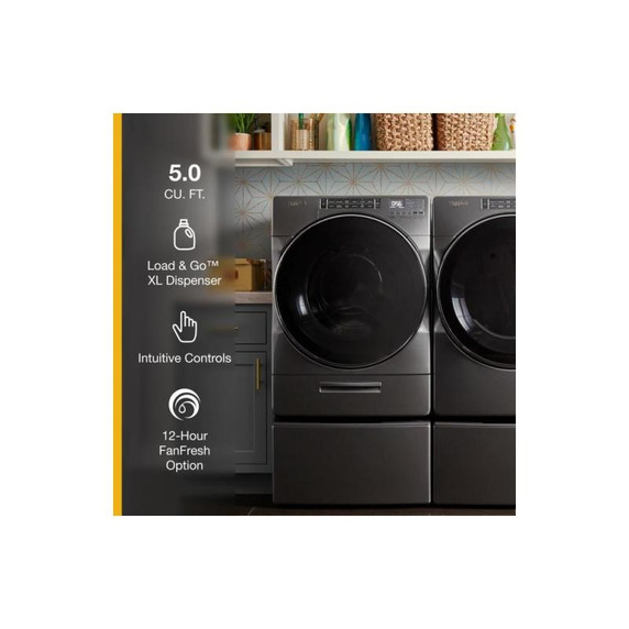 Whirlpool® 5.8 cu. ft. I.E.C. Front Load Washer with Load & Go™ XL Dispenser WFW8620HC