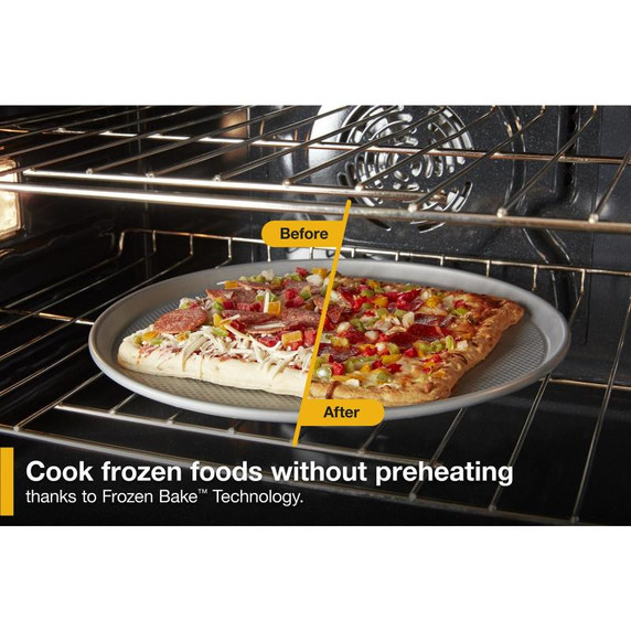 Whirlpool® 5.7 Total Cu. Ft. Combo Wall Oven with Air Fry When Connected WOEC5027LZ Whirlpool® 5.7 Total Cu. Ft. Combo Wall Oven with Air Fry When Connected WOEC5027LZ