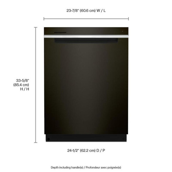 Whirlpool® 24” Stainless Steel Dishwasher with AI Intelligent Wash - 47 dBA WDTA50SAKV
