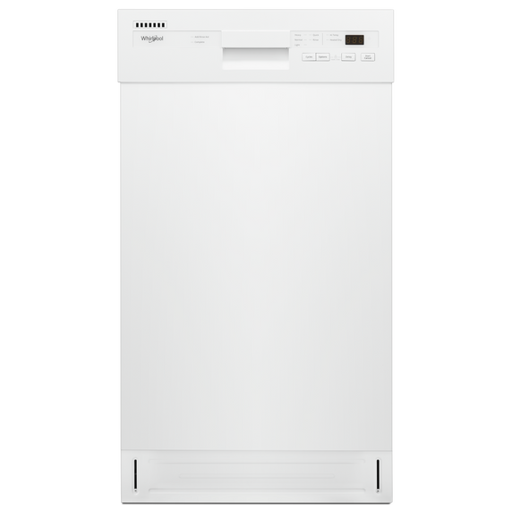 Whirlpool® Small-Space Compact Dishwasher with Stainless Steel Tub WDPS5118PW