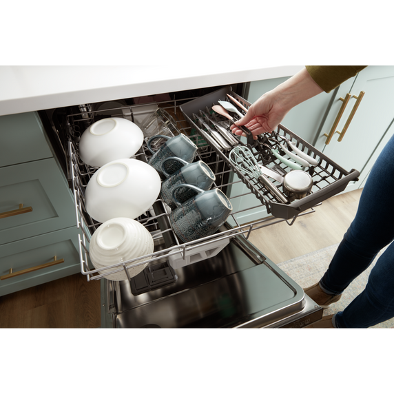 Whirlpool® Fingerprint Resistant Quiet Dishwasher with 3rd Rack & Large Capacity WDTA80SAKZ